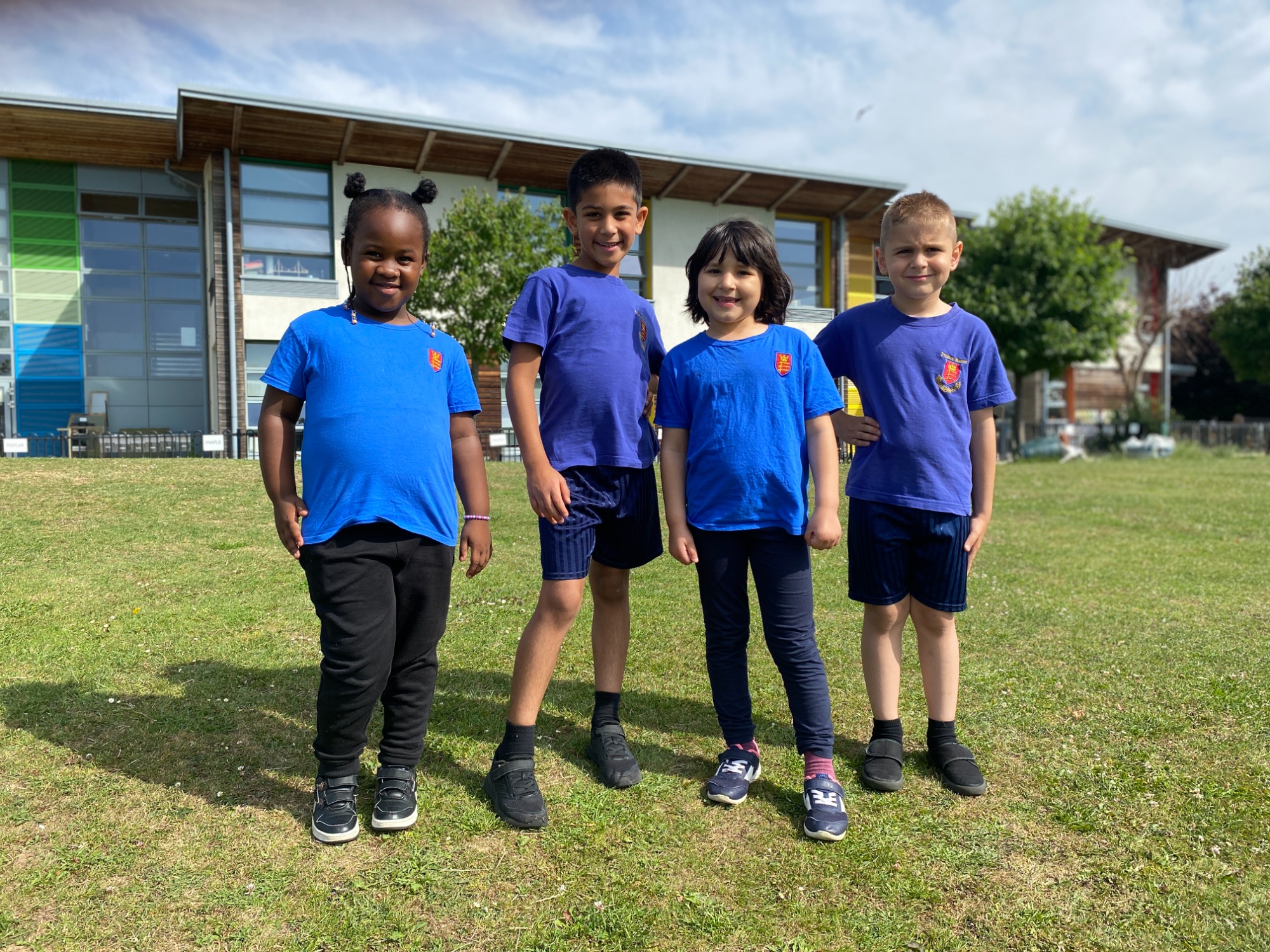 Pupils at Preston Manor School