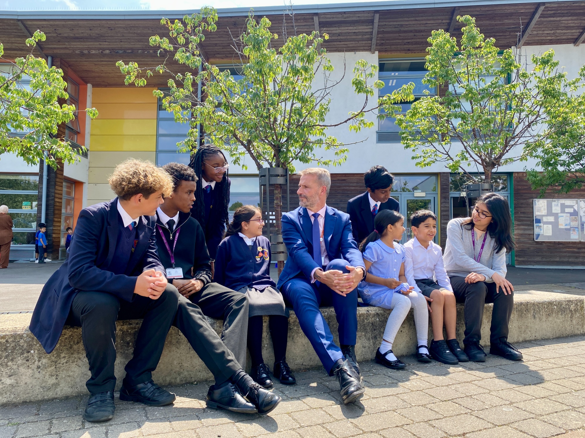 Executive Head with All-Through students